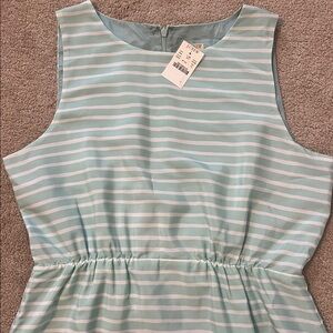 NWT J. Crew sleeveless Striped Mini Dress